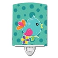 thumbnail image 1 of Caroline's Treasures BB7100CNL Bird on Teal Polkadots Ceramic Night Light, 6x4x3", multicolor, 1 of 2