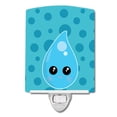 thumbnail image 1 of Caroline's Treasures BB7153CNL Weather Rain Drop Face Ceramic Night Light, 6x4x3", multicolor, 1 of 2