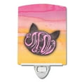 thumbnail image 1 of Caroline's Treasures BB7358CNL Cat Face Meow Watercolor Ceramic Night Light, 6x4x3", multicolor, 1 of 2