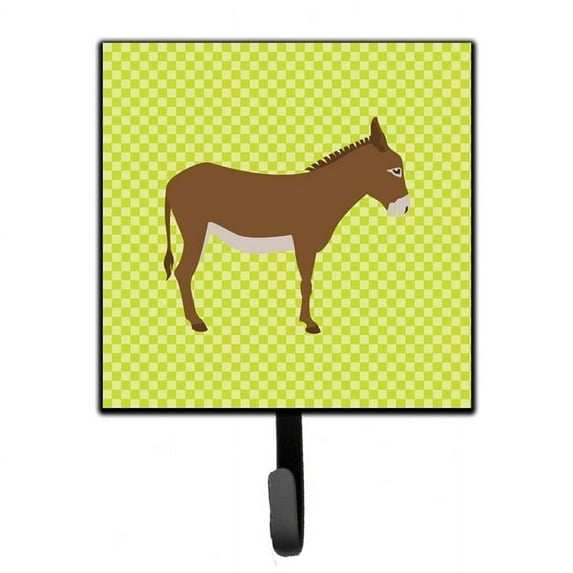 Caroline's Treasures BB7675SH4 Cotentin Donkey Green Leash or Key Holder, 7Hx4.25W, multicolor