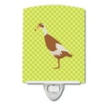 thumbnail image 1 of Caroline's Treasures BB7691CNL Indian Runner Duck Green Ceramic Night Light, 6x4x3", multicolor, 1 of 2