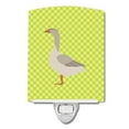 thumbnail image 1 of Caroline's Treasures BB7720CNL Steinbacher Goose Green Ceramic Night Light, 6x4x3", multicolor, 1 of 2