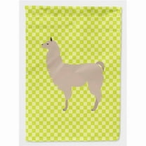 Caroline's Treasures BB7742GF Llama Green Flag Garden Size , Small, multicolor