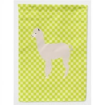 Caroline's Treasures BB7745GF Alpaca Green Flag Garden Size , Small, multicolor