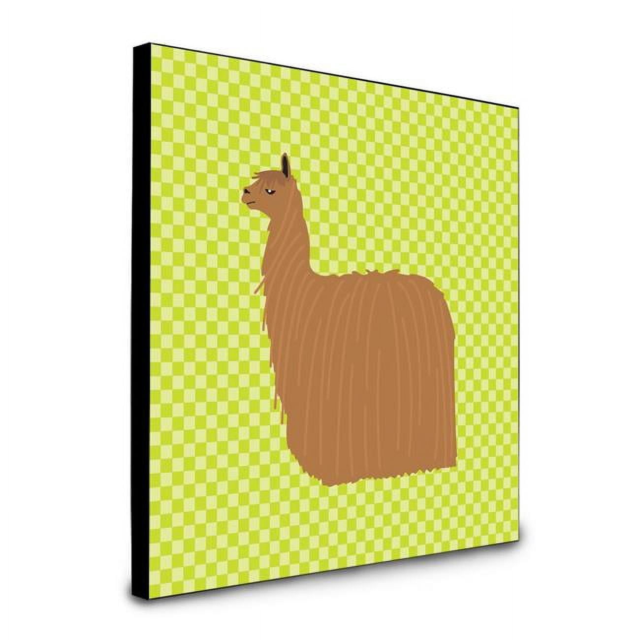 Caroline's Treasures BB7746UP88 Alpaca Suri Green Artwork Wall Panel ...