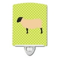 thumbnail image 1 of Caroline's Treasures BB7798CNL Suffolk Sheep Green Ceramic Night Light, 6x4x3", multicolor, 1 of 2