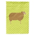 thumbnail image 1 of Caroline's Treasures BB7803CHF East Friesian Sheep Green Flag Canvas House Size , Large, multicolor, 1 of 4