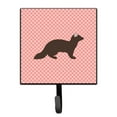 thumbnail image 1 of Caroline's Treasures BB7869SH4 Sable Marten Pink Check Leash or Key Holder, 7Hx4.25W, multicolor, 1 of 1