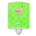 thumbnail image 1 of Caroline's Treasures BB8215CNL Summer Martini Green Polkadot Ceramic Night Light, 6x4x3", multicolor, 1 of 2