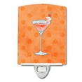 thumbnail image 1 of Summer Martini Orange Polkadot Ceramic Night Light, 1 of 2