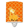 thumbnail image 1 of Caroline's Treasures BB8588CNL Giraffes Ceramic Night Light, 6x4x3", multicolor, 1 of 2