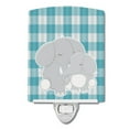 thumbnail image 1 of Caroline's Treasures BB8589CNL Elephants Ceramic Night Light, 6x4x3", multicolor, 1 of 2