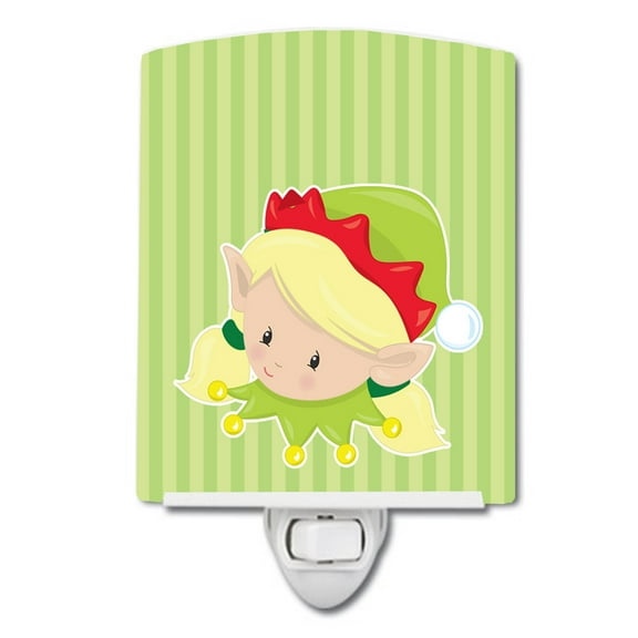 Christmas Blonde Girl Elf Susie Ceramic Night Light