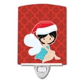 thumbnail image 1 of Caroline's Treasures BB8679CNL Black Haired Fairy Ceramic Night Light, 6x4x3", multicolor, 1 of 2