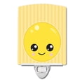 thumbnail image 1 of Caroline's Treasures BB8727CNL Smily Face Ceramic Night Light, 6x4x3", multicolor, 1 of 2