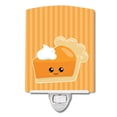thumbnail image 1 of Caroline's Treasures BB8764CNL Fall Pumpkin Pie Ceramic Night Light, 6x4x3", multicolor, 1 of 2