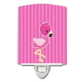 thumbnail image 1 of Caroline's Treasures BB8766CNL Flamingo #2 Ceramic Night Light, 6x4x3", multicolor, 1 of 2