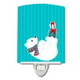 thumbnail image 1 of Caroline's Treasures BB8986CNL Polar Bear #4 Ceramic Night Light, 6x4x3", multicolor, 1 of 2