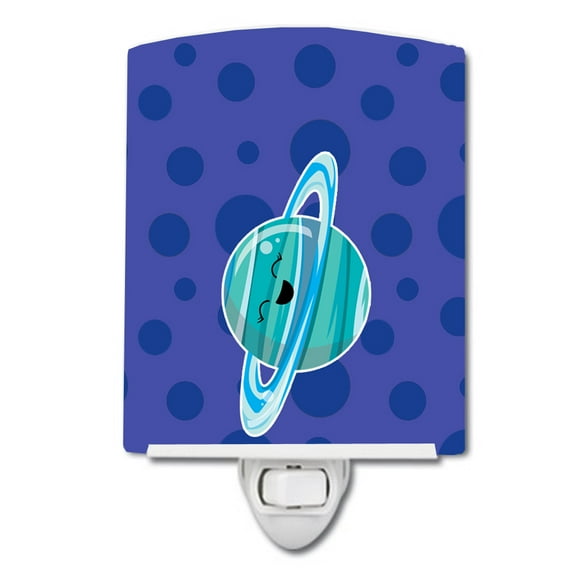 Caroline's Treasures BB9042CNL Planets Saturn Ceramic Night Light, 6x4x3", multicolor