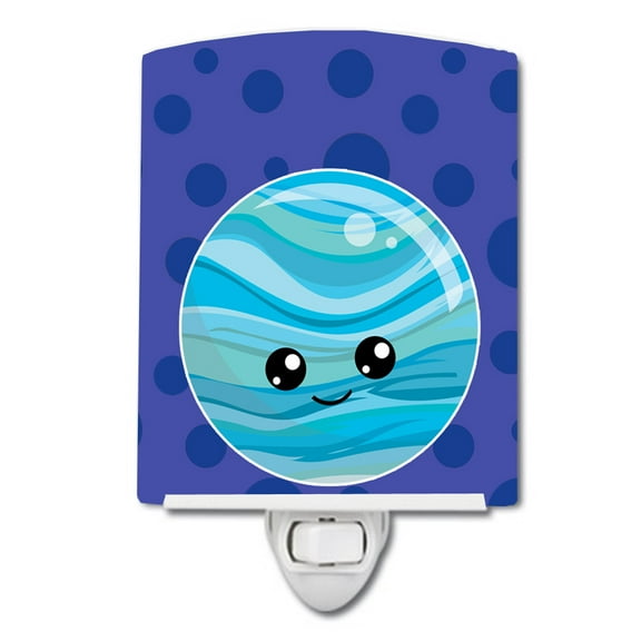 Caroline's Treasures BB9043CNL Planets Pluto Ceramic Night Light, 6x4x3", multicolor