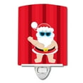 thumbnail image 1 of Caroline's Treasures BB9070CNL Beach Santa Claus #3 Ceramic Night Light, 6x4x3", multicolor, 1 of 2