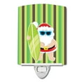 thumbnail image 1 of Caroline's Treasures BB9072CNL Beach Santa Claus #5 Ceramic Night Light, 6x4x3", multicolor, 1 of 2