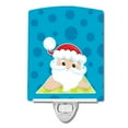 thumbnail image 1 of Caroline's Treasures BB9075CNL Beach Santa Claus #8 Ceramic Night Light, 6x4x3", multicolor, 1 of 2