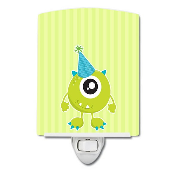 Birthday Monster Hat Ceramic Night Light