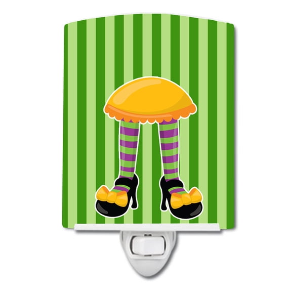 Halloween Witch's Feet Ceramic Night Light