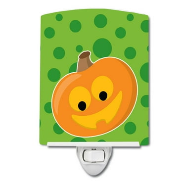 Caroline's Treasures BB9109CNL Halloween JackOLantern Ceramic Night Light, 6x4x3", multicolor