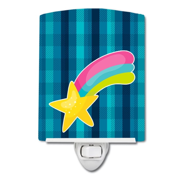 Multicolor Shooting Star Ceramic Night Light