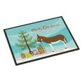 thumbnail image 1 of Caroline's Treasures BB9214JMAT Miniature Mediterranian Donkey Christmas Door Mat, Indoor Rug or Outdoor Welcome Mat, 1 of 4