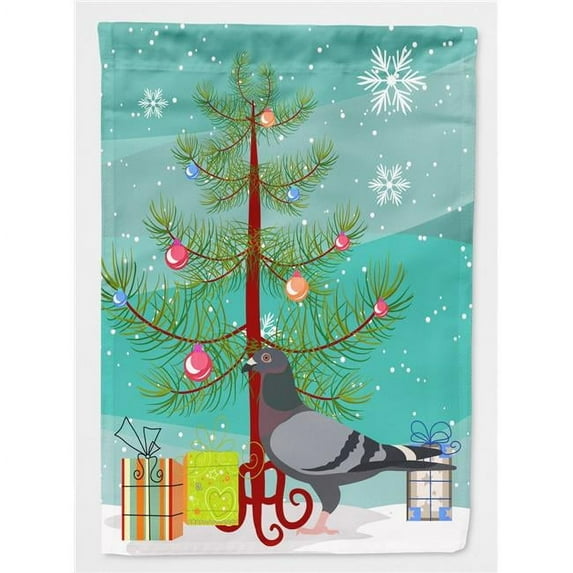 Caroline's Treasures BB9318CHF Racing Pigeon Christmas Flag Canvas House Size , Large, multicolor
