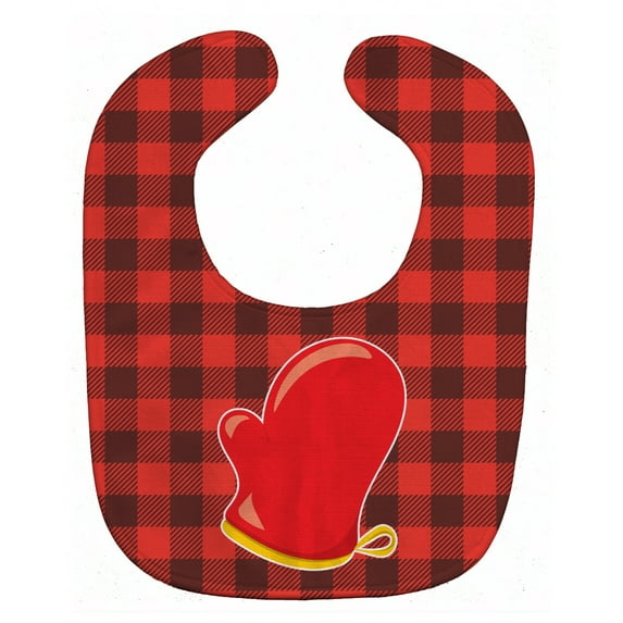 Caroline's Treasures Baby Bib, BBQ Mitt, Red