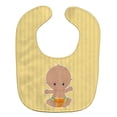 thumbnail image 1 of Caroline's Treasures Baby Bib, Beach Baby Boy, Yellow Stripe, 1 of 3