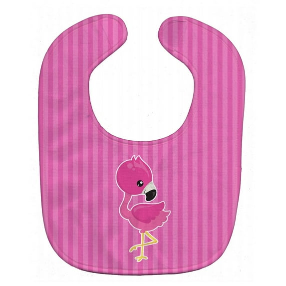 Caroline's Treasures Baby Bib, Flamingo, Pink