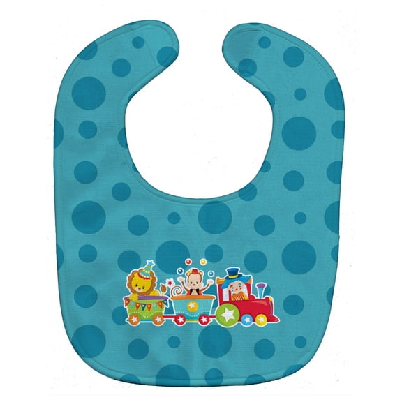 Caroline's Treasures Baby Bib, Silly Circus Train