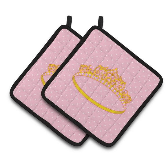 Ballerina Tiara Pair of Pot Holders