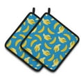 thumbnail image 1 of Caroline's Treasures Bananas on Blue Pair of Pot Holders, 1 of 3