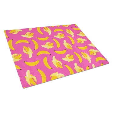 Caroline's Treasures Tappetino Scolapiatti Decorativo - Banane Su Rosa - 35,6 X 53,3 Cm