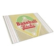 thumbnail image 1 of Caroline's Treasures Baseball Rules Glass Cutting Board Large Size, 1 of 2