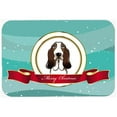thumbnail image 1 of Caroline's Treasures Basset Hound Merry Christmas Glass Cutting Board Large, 1 of 2