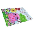 thumbnail image 1 of Caroline's Treasures Be Blessed Owl Glass Cutting Board Large, 1 of 2