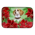 thumbnail image 1 of Caroline's Treasures Beagle Poinsettas Dish Drying Mat, 1 of 7