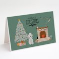 thumbnail image 1 of Blue Bedlington Terrier Christmas Everyone Greeting Cards and Envelopes Pack of 8, 1 of 2