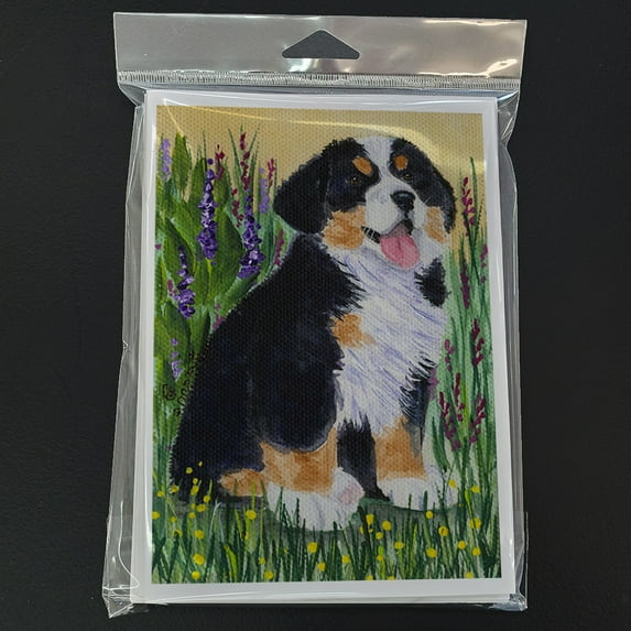 Bernese Mountain Dog Greeting Cards and Envelopes Pack of 8