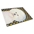 thumbnail image 1 of Caroline's Treasures Bichon Frise Candy Corn Halloween Portrait Glass Cutting Board Large, 1 of 1
