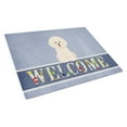 thumbnail image 1 of Caroline's Treasures Bichon Frise Welcome Glass Cutting Board Large, 1 of 2