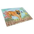 thumbnail image 1 of Caroline's Treasures Boerboel Mastiff Spring Glass Cutting Board Large, 1 of 2