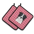 thumbnail image 1 of Caroline's Treasures Border Collie Hearts Pair of Pot Holders, 1 of 3